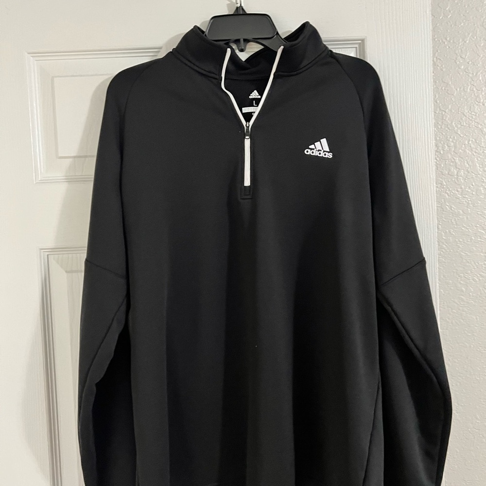 Adidas 3/4 zip golf pull-over